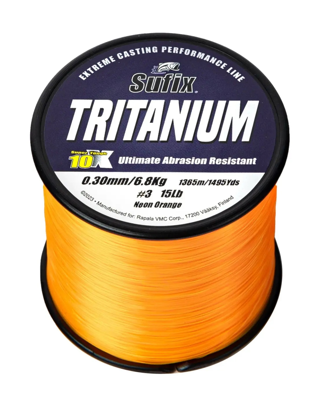 Sufix Tritanium 1000m 0.20mm /6lb neon orange