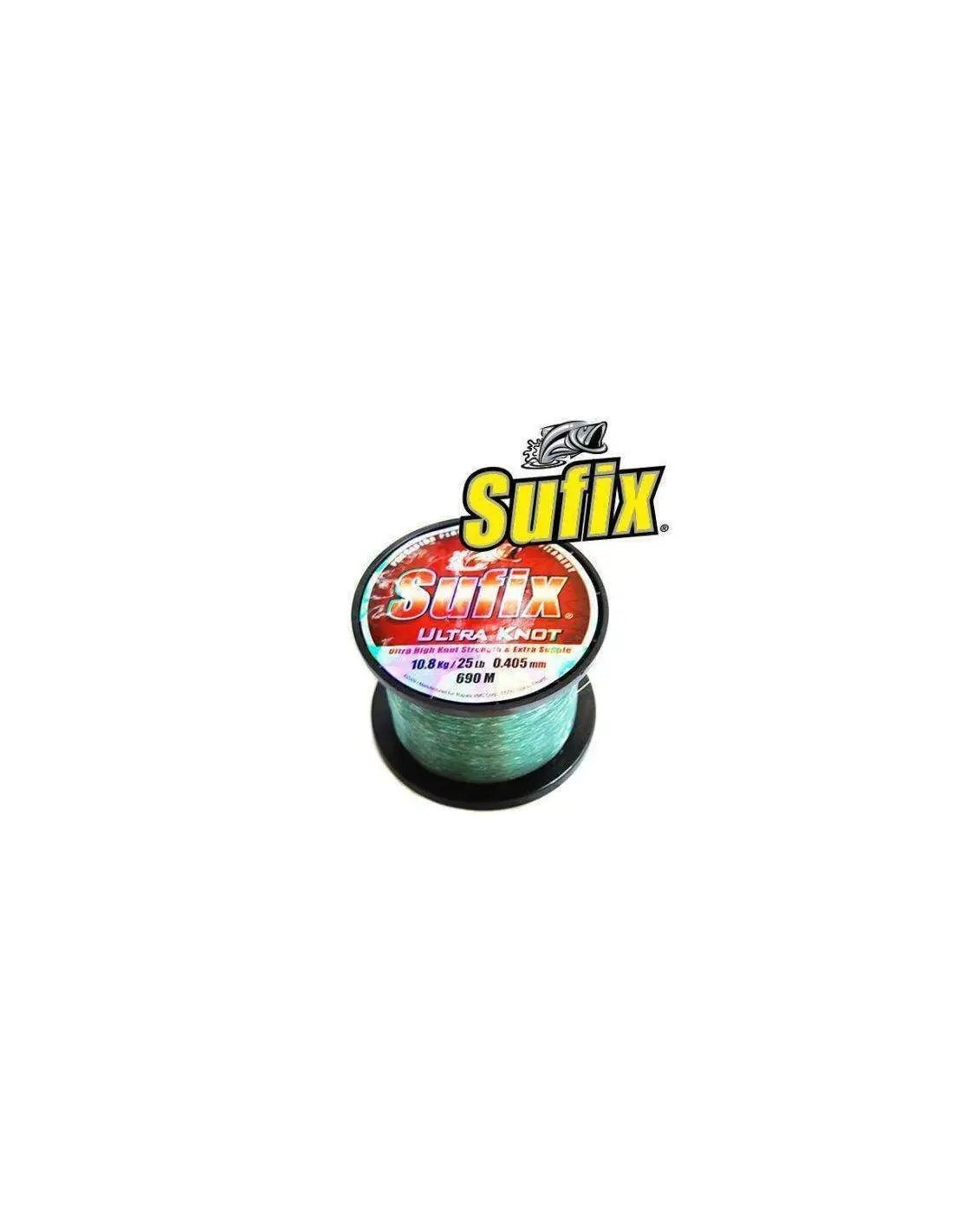 Sufix Ultra Knot 0.405mm - 690m - 25lb - Smoke Green