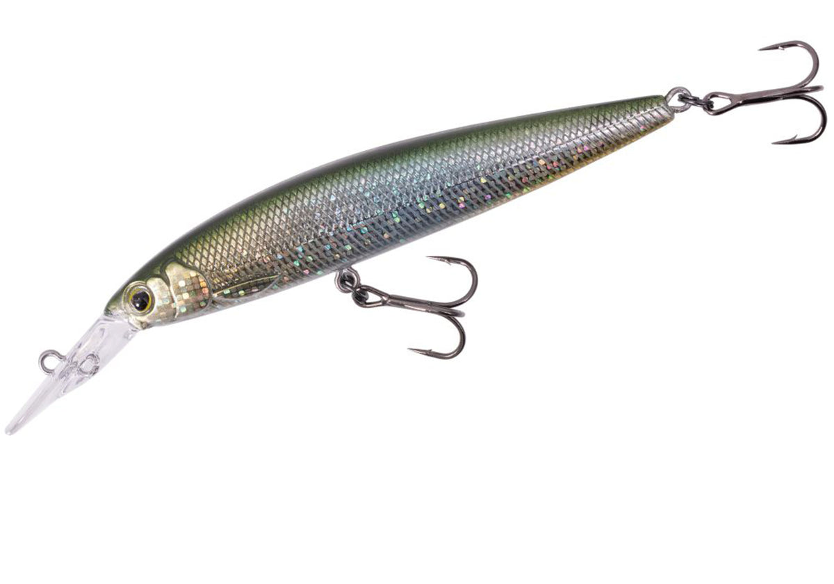 Vobler Major Craft Ceana Jerkbait 90spm Middle 9cm 11gr #002 Green Back Silver