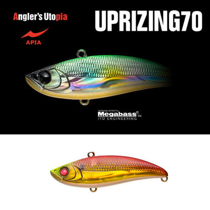 Vobler Apia Uprizing 70hw 18gr 70mm 01 Red Gold Konoshiro