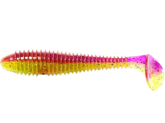 Naluca Soft Shad Keitech Swing Impact Fat Mystic Chartreuse Ea#23t 10.9cm