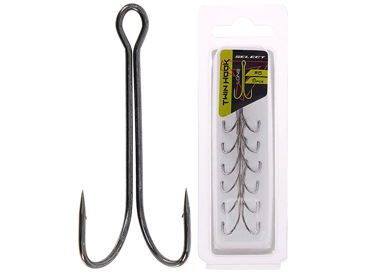 Carlige Spinning Carlige Select Double Hooks Twh-22l Twinlong #10 - 8pcs