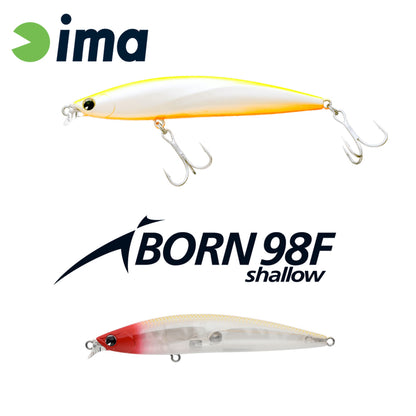 Vobler Ima Iborn 98f Shallow 98mm 13gr 017 Classical Red Head