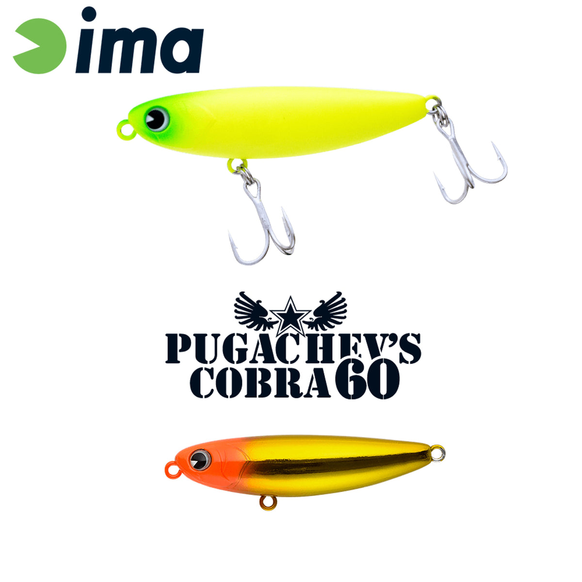 Vobler Ima Pugachevs Cobra 60 60mm 6gr 107 Oh Gold