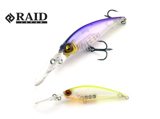 Vobler Raid Level Shad Sprinter 68mr 68mm 5.9gr 009 Stealth Chart