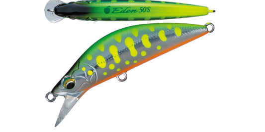 Vobler Major Craft Finetail Eden 60s 6cm 5.7gr #017 Lime Chart Yamame