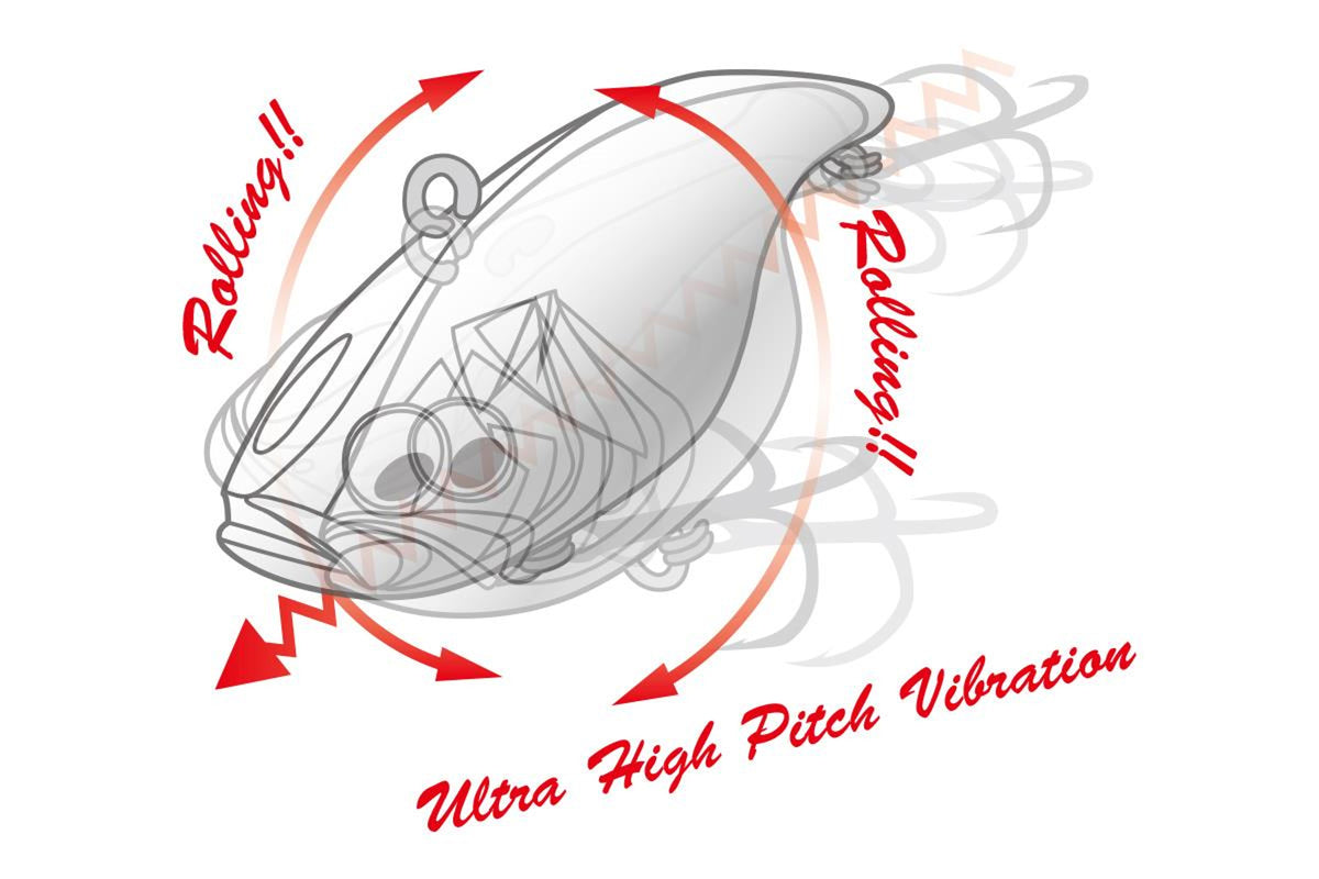 Vobler Megabass Vibration-x Dyna Rattle In 51mm 10.5gr Gg Gill