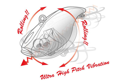 Vobler Megabass Vibration-x Dyna Rattle In 51mm 10.5gr Gg Gill