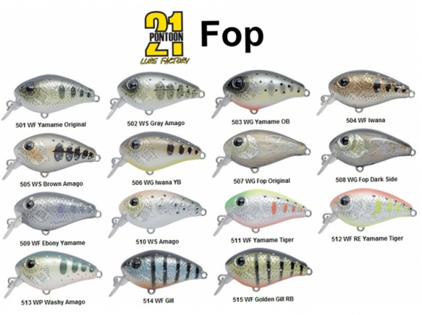 Vobler Pontoon21 Fop 513 3.2cm 2.5g Floating Sr