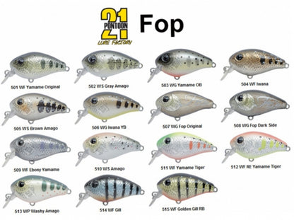 Vobler Pontoon21 Fop 513 3.2cm 2.5g Floating Sr