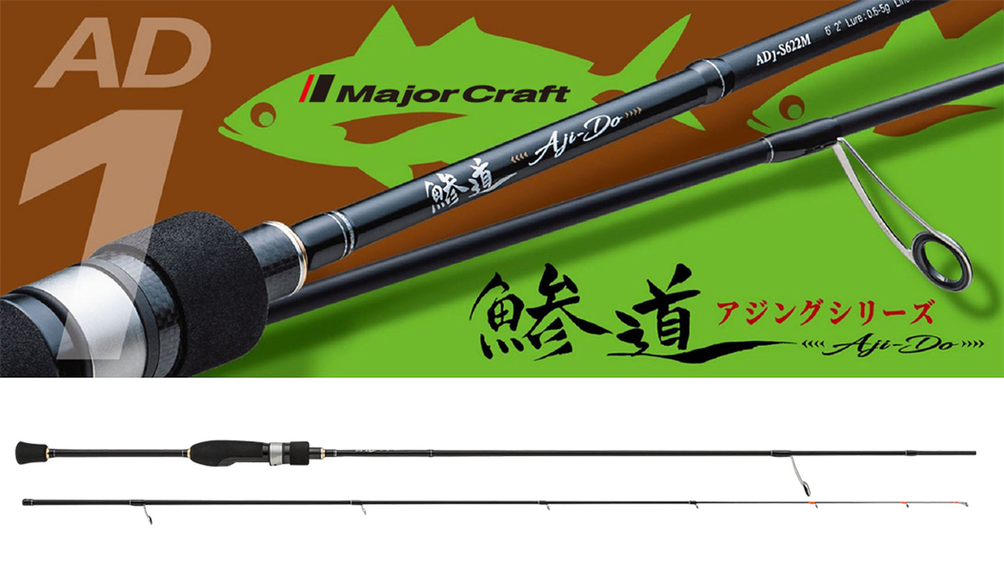 Lanseta Spinning Major Craft Lanseta Major Craft Aji-do 1g Ad1-s682m Ex.fast 2.07m 0.6-5gr
