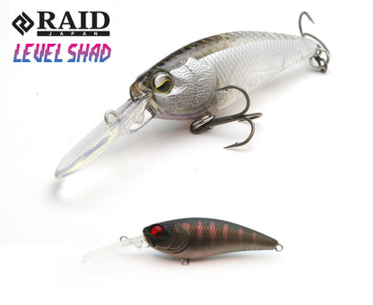 Vobler Raid Level Shad 50.3mm 4.3gr Su 031 Smoke Gill