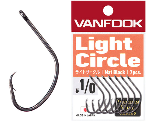 Carlige Spinning Carlige Vanfook Light Circle Premium Wire Series Hooks #2/0 - 7pcs