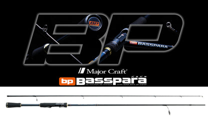 Lanseta Spinning Major Craft Lanseta Major Craft Basspara Bxs-662l Fast 1.98m 1/16-1/4oz 1.7-7gr