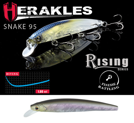 Vobler Herakles Snake 95sp 9.5cm 9gr Matt Sunny