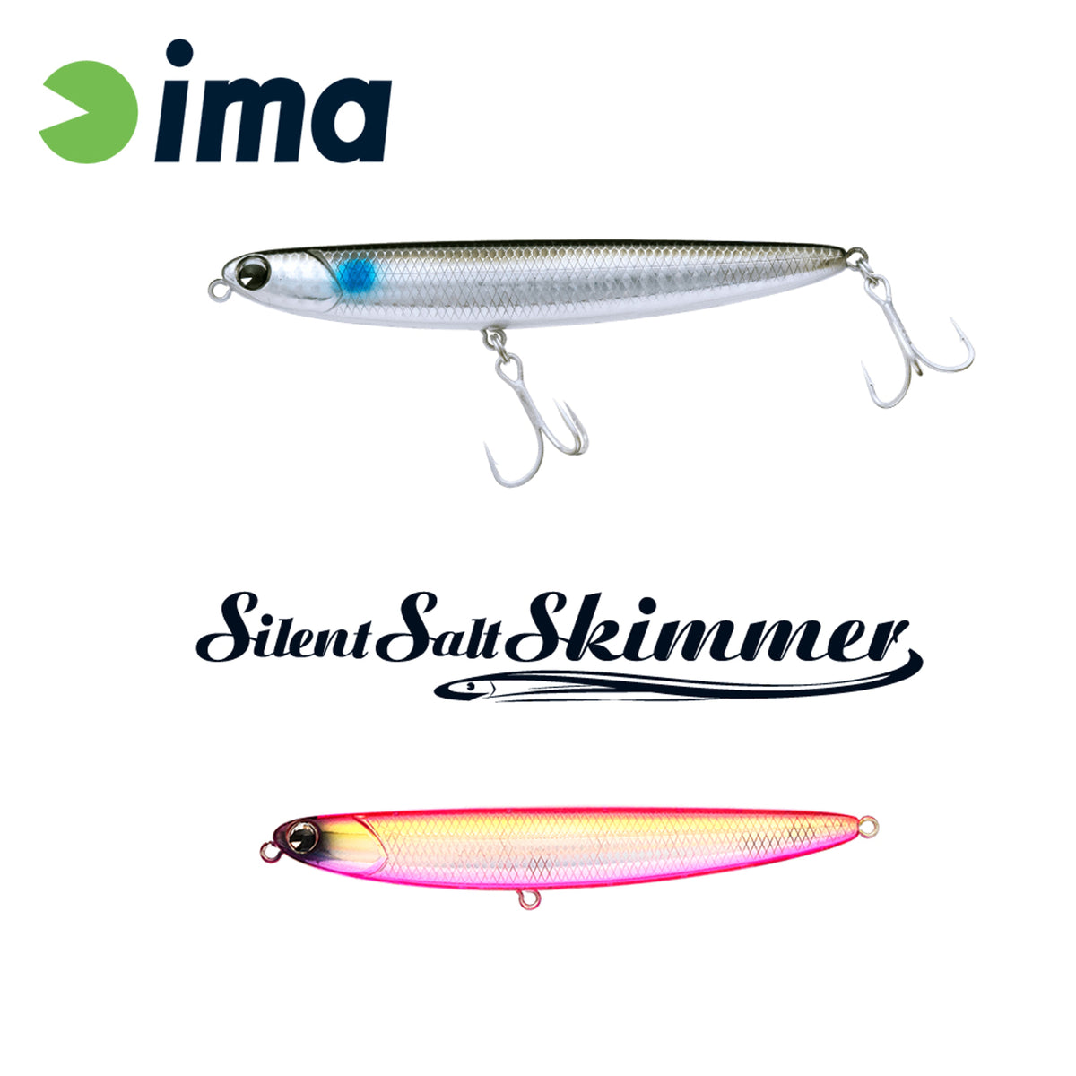 Vobler Ima Silent Salt Skimmer 110mm 13gr 108 Pink & Pink