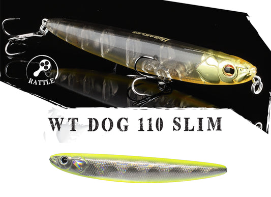 Vobler Herakles Wt-dog 110 Slim 11cm 13.5gr Chartreuse Shine