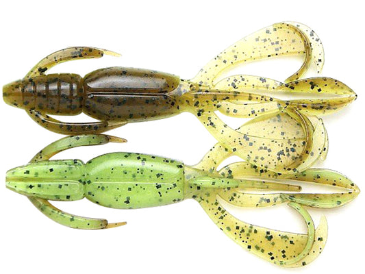 Keitech Crazy Flapper Green Pumpkin Chartreuse 401 5cm