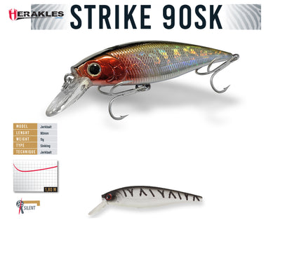Vobler Herakles Strike 90sk 9cm 11gr Bandit Tiger