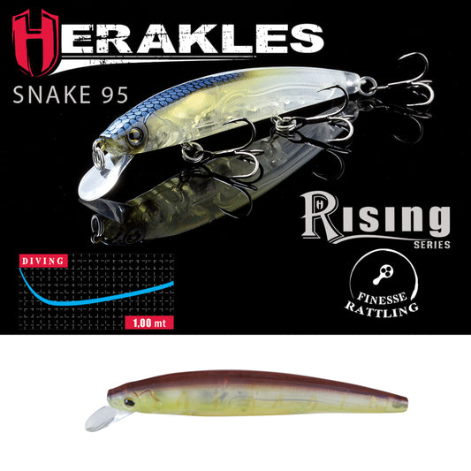 Vobler Herakles Snake 95f 9.5cm 8.8gr Levander Tiger