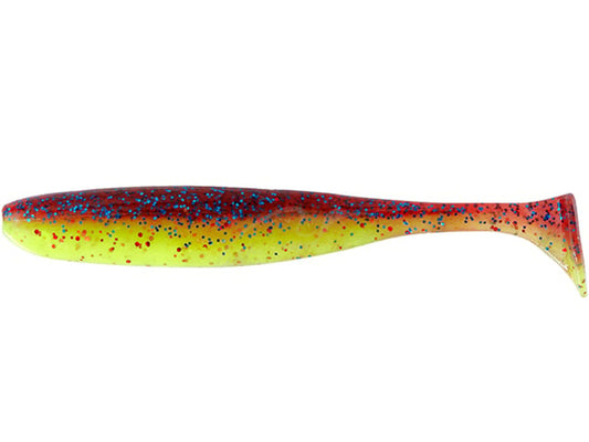 Naluca Soft Shad Keitech Easy Shiner Grape Chart Red Flake Ea#15 11.4cm