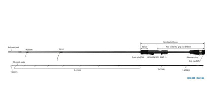 Lanseta Spinning Zenaq Zenaq Inqlude Is82-m4 Squid Impact 8'2" 250cm 10-28gr