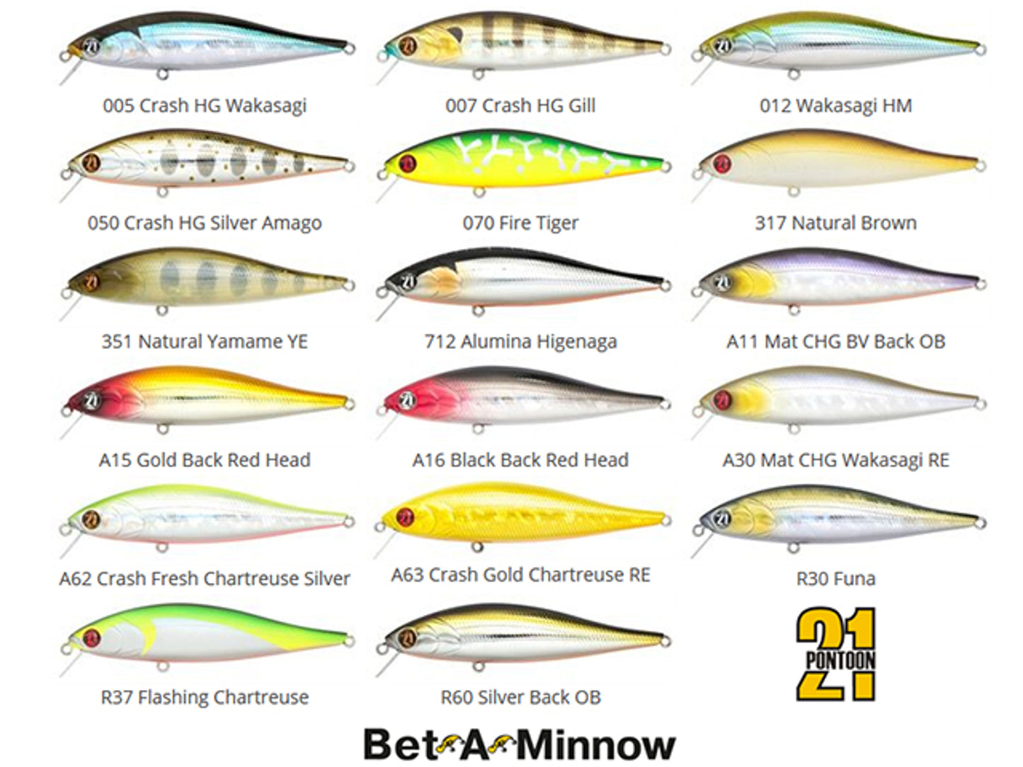 Vobler Vobler Pontoon21 Bet A Minnow 102f-sr 10.2cm 14.9g 712 F