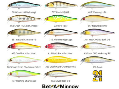 Vobler Vobler Pontoon21 Bet A Minnow 102f-sr 10.2cm 14.9g 712 F