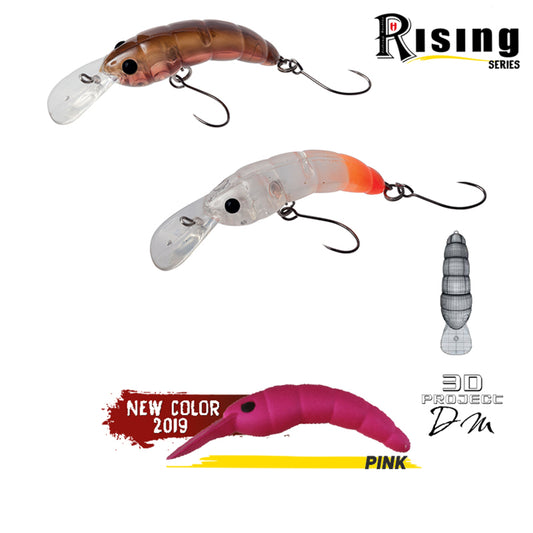 Vobler Herakles Moth Sk Sinking 3.7cm 2.4gr Pink