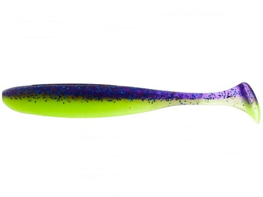 Naluca Soft Shad Keitech Easy Shiner Violet Lime Belly Pal#06 8.9cm
