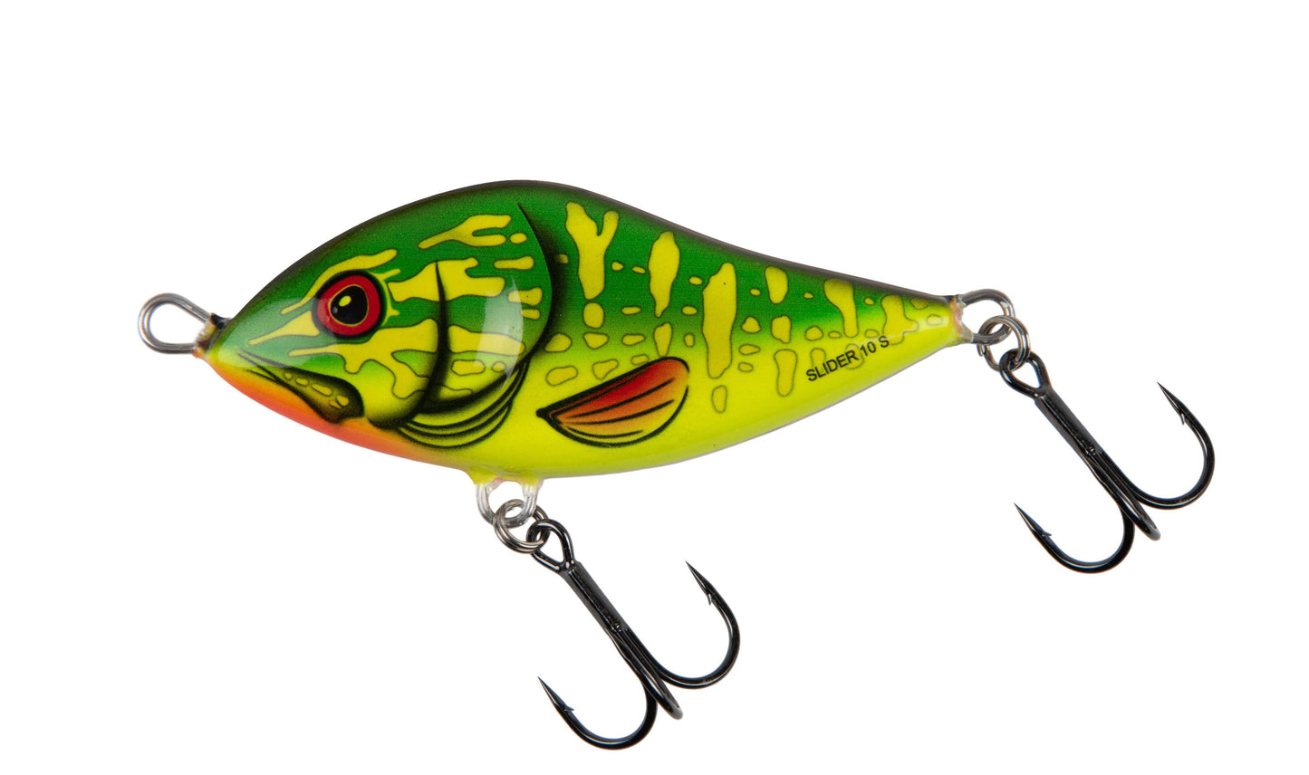 Vobler Salmo Vobler Scufundător Slider 7cm Sinking Green Pike