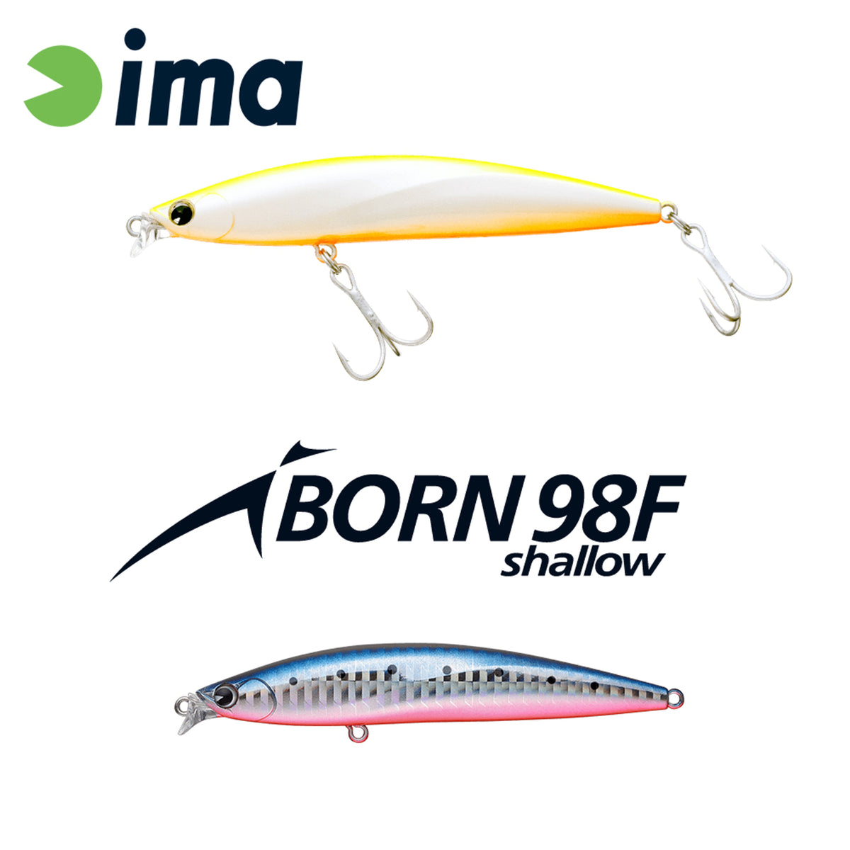 Vobler Ima Iborn 98f Shallow 98mm 13gr 005 Japanese Sardine