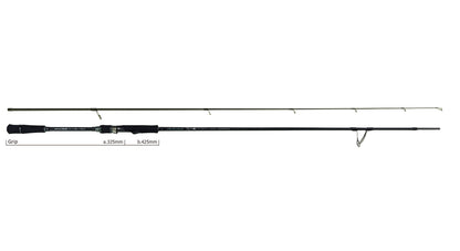 Lanseta Spinning Yamaga Blanks Yamaga Ballistick 710ml-mh 2.394 2-40gr Fuji Sic K Titanium