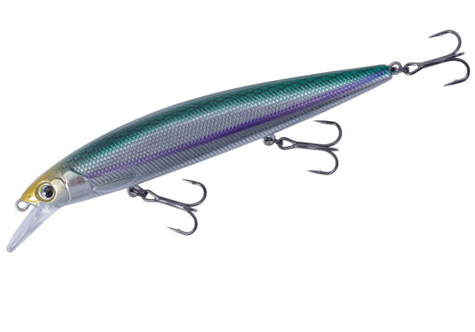 Vobler Major Craft Ceana Jerkbait 110sps Shallow 11cm 16gr #001 Blue Back Silver