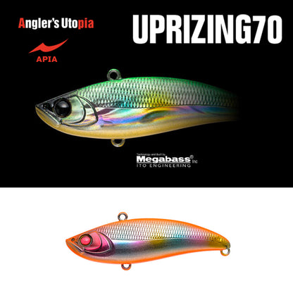 Vobler Apia Uprizing 70hw 18gr 70mm 04 Orange Silver Candy