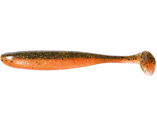 Naluca Soft Shad Keitech Easy Shiner Green Pumpkin Orange Gold 520 11.4cm