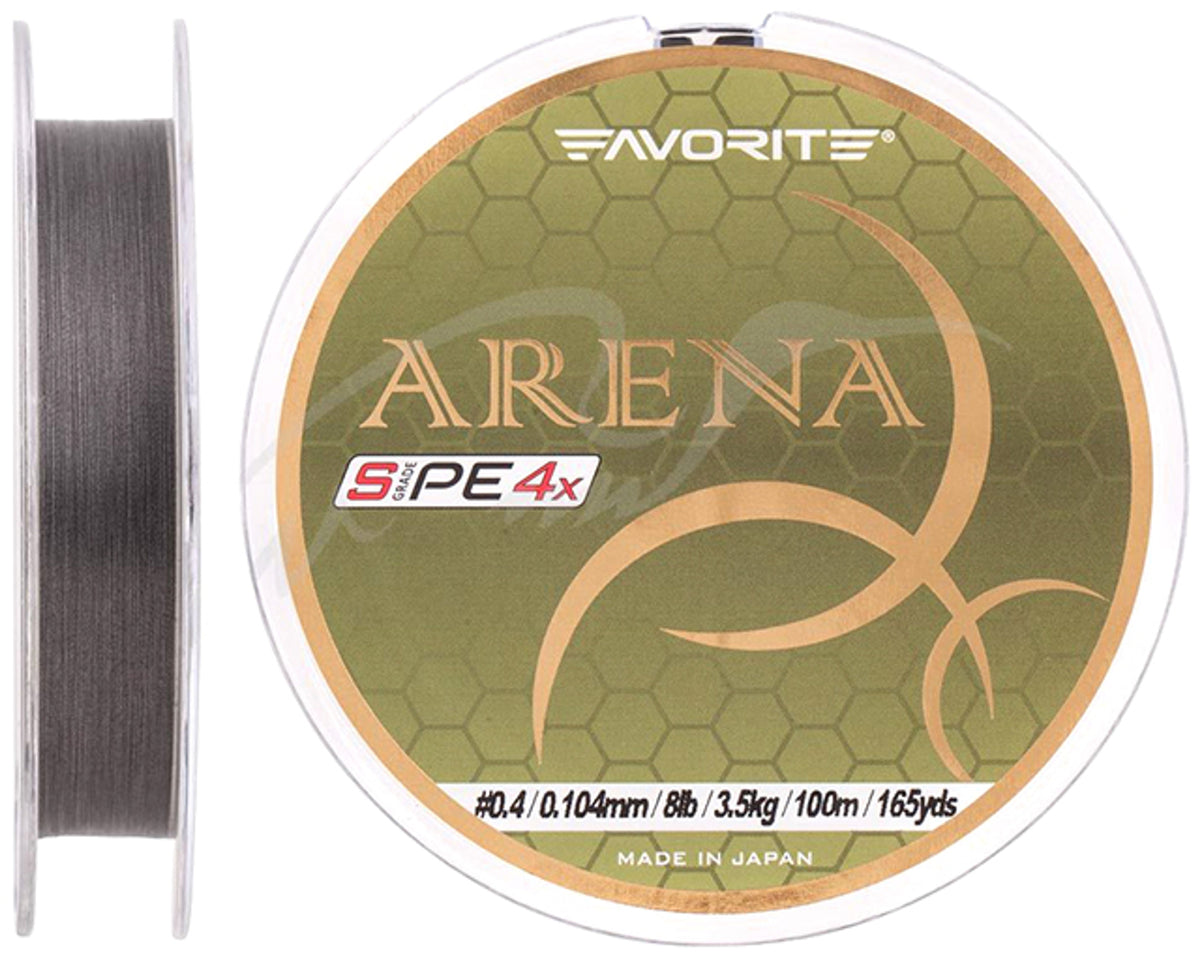 Fir Textil Favorite Arena Pe 4x Silver Gray 100m #0.2 - 0.076mm - 2.1kg