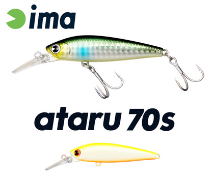 Vobler Ima Ataru 70s 70mm 11gr 002 Chart Black Pearl