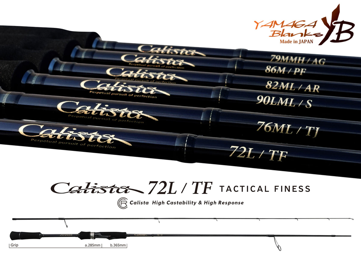 Lanseta Spinning Yamaga Blanks Yamaga Calista 72l/tf Tactical Finess 2.204m 20gr Fuji Titanium Torzite