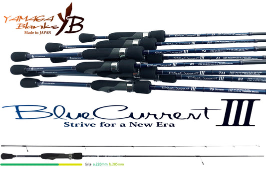 Lanseta Spinning Yamaga Blanks Yamaga Blue Current Iii 63 1.91m 0.3-5gr