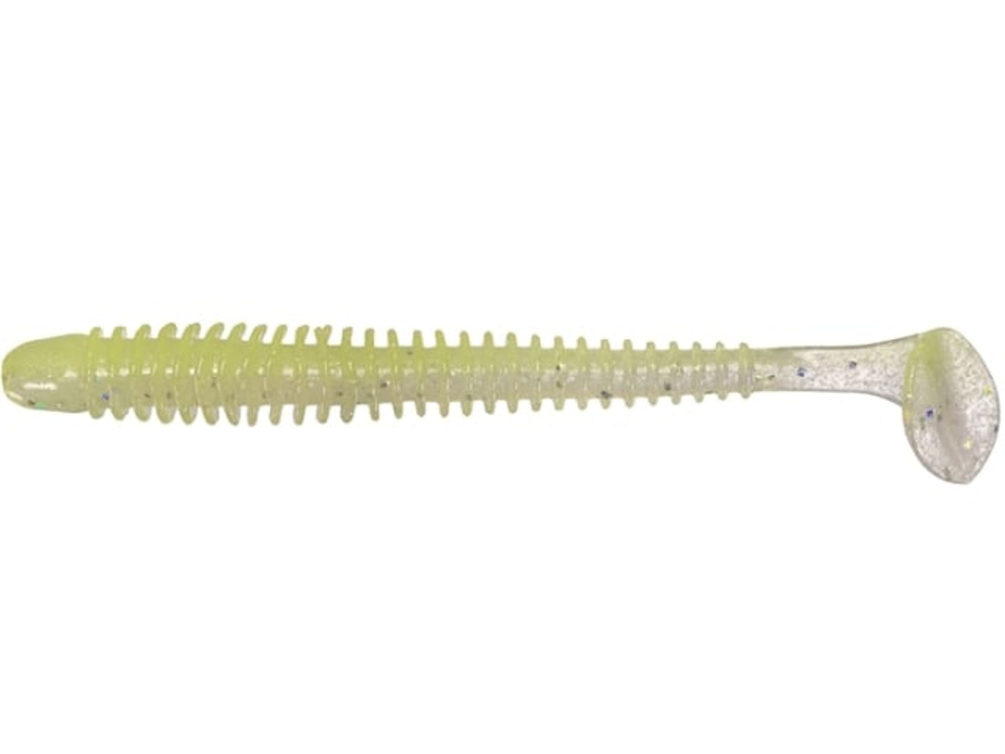 Naluca Soft Shad Keitech Swing Impact Slim Chartreuse Shad 484 7.6cm