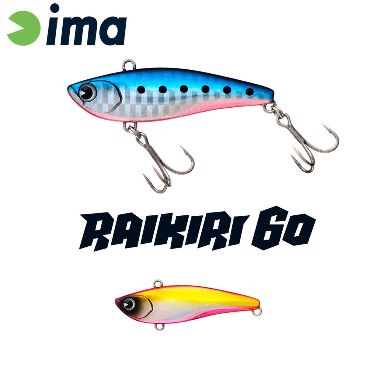 Vobler Ima Raikiri Vibration 60 60mm 11gr 008 Pink & Pink