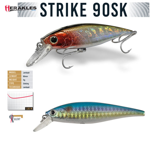 Vobler Herakles Strike 90sk 9cm 11gr Rainbow