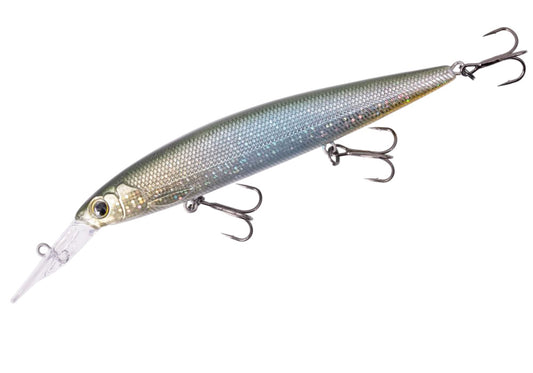 Vobler Major Craft Ceana Jerkbait 110spm Middle 11cm 17gr #002 Green Back Silver