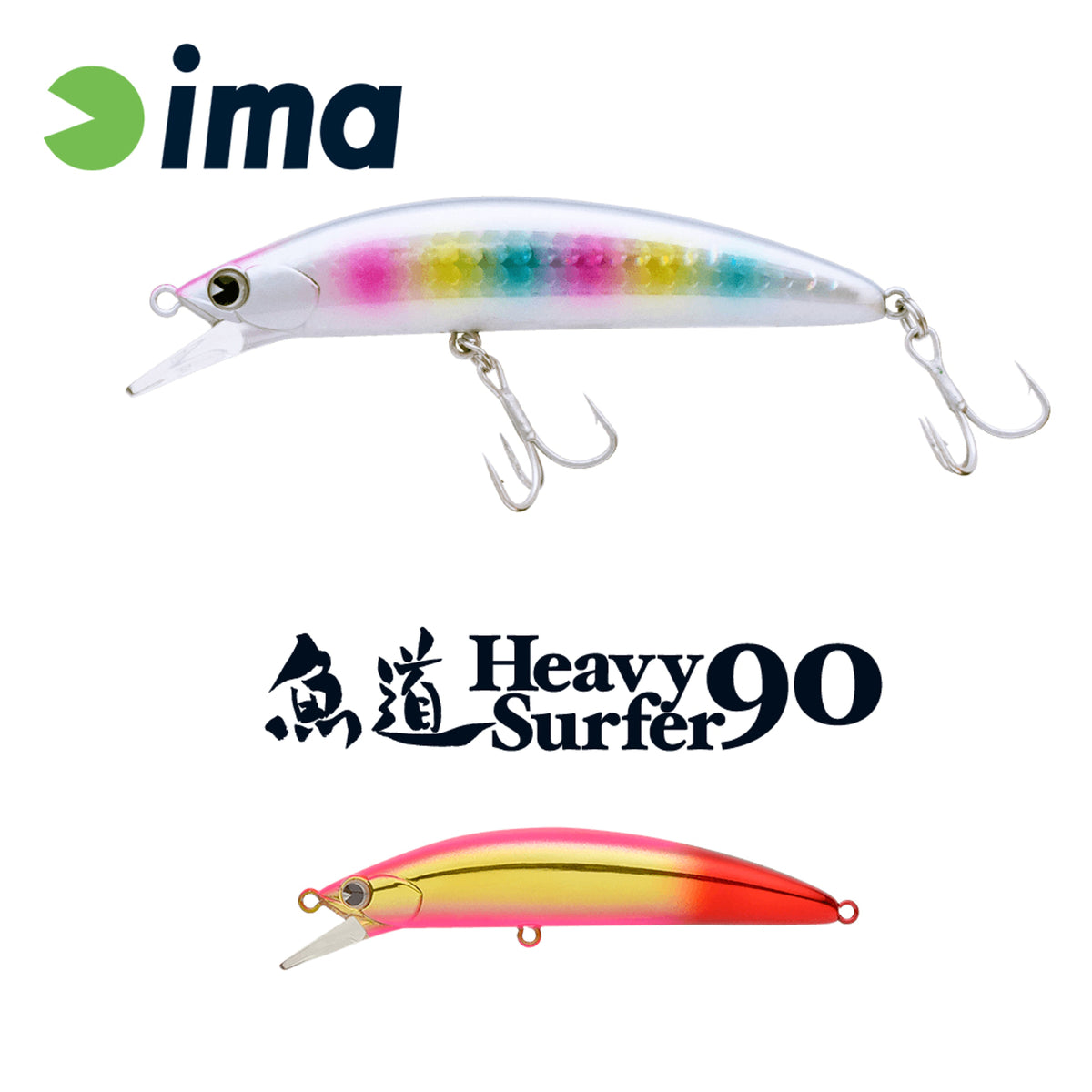Vobler Ima Heavy Surfer 90hs 90mm 28gr 115 Blody Pink