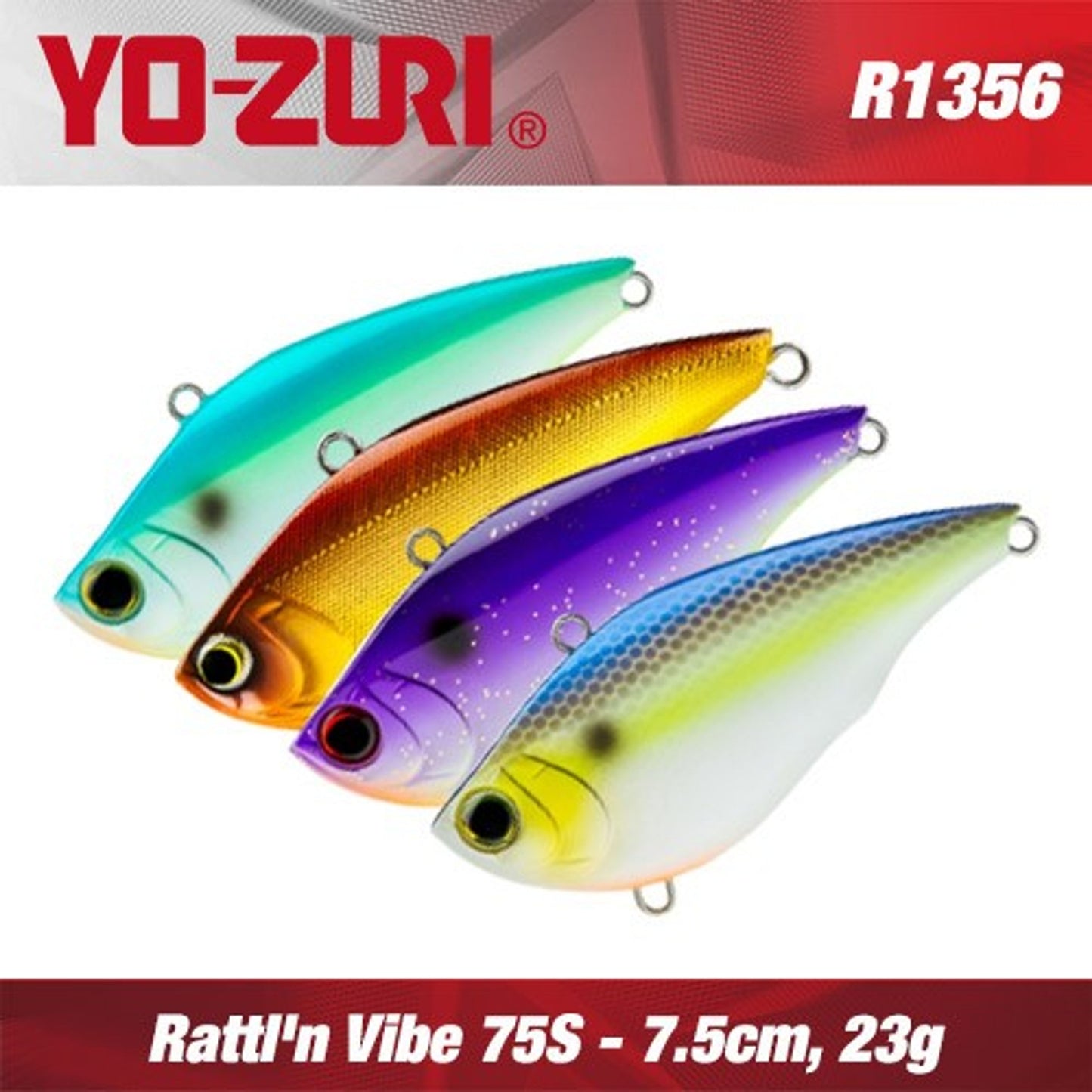 Vobler Yo-Zuri Yo-zuri Rattl'n Vibe 7.5cm Sinking 23gr