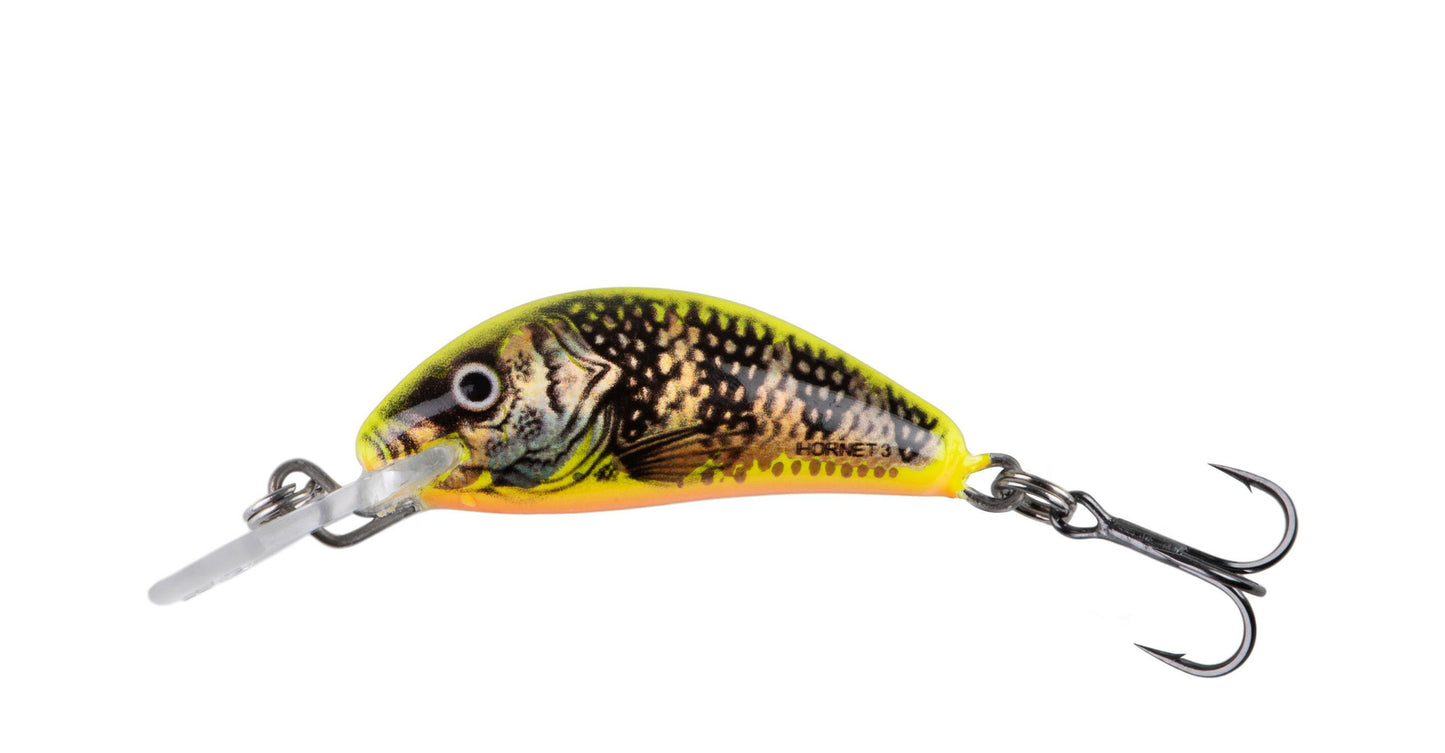 Vobler Salmo Vobler Plutitor Hornet 3.5cm Floating Gold Fluo Perch