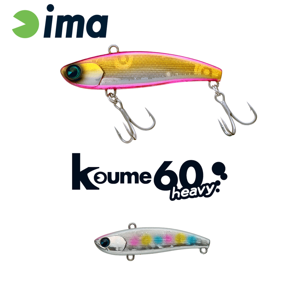 Vobler Ima Koume Vibration 60 Heavy 60mm 17gr 104 Cotton Candy
