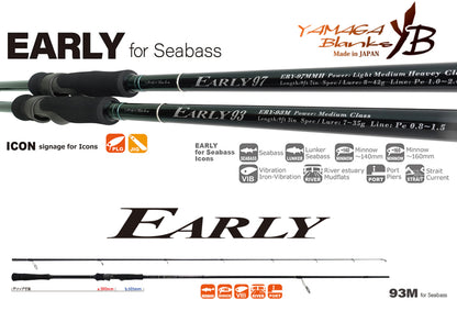 Lanseta Spinning Yamaga Blanks Yamaga Early Seabass 93m 2.819m 7-35gr