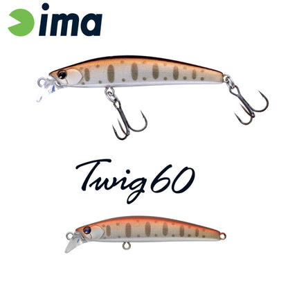 Vobler Ima Twing 60s 60mm 6.5gr 004 Gold Yamame